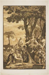 Das Auffinden von Moses, 1741